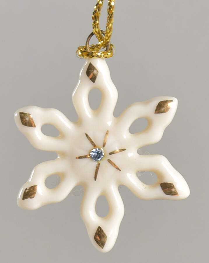 Jeweled Advent Ornament Calendar Snowflake - No Box by Lenox-1