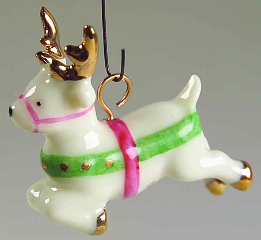 Lenox Christmas Tree Reindeer Ornament - No Box by Lenox-1