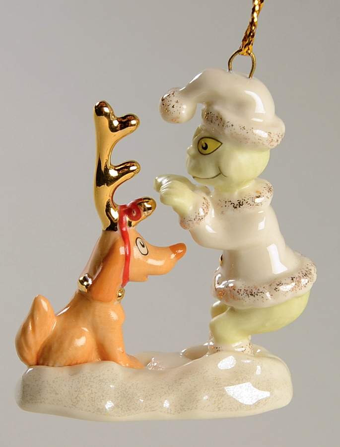How the Grinch Stole Christmas Grinch With Max - No Box by Lenox-1