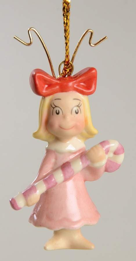How the Grinch Stole Christmas Cindy Lou With Candy Cane - No Box by Lenox-1