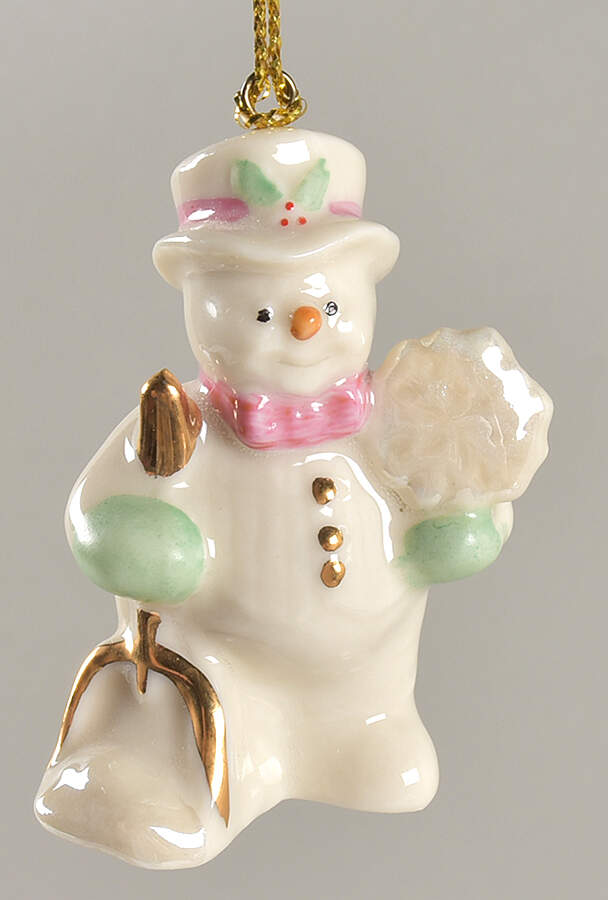 Snow Pals Tree Snowman With Shovel - No Box by Lenox-1