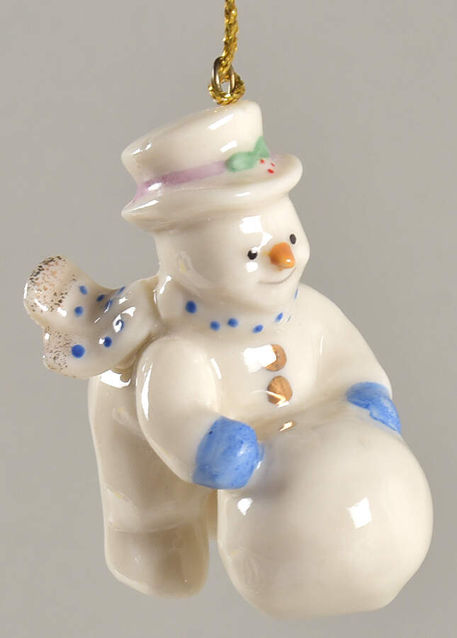 Snow Pals Tree Snowman With Snowball - No Box by Lenox-1