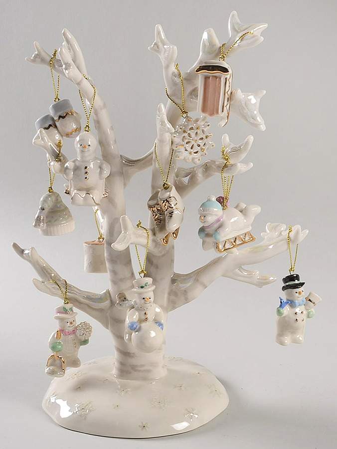 Snow Pals Tree Snow Pals Tree With Ornaments - With Box by Lenox-1