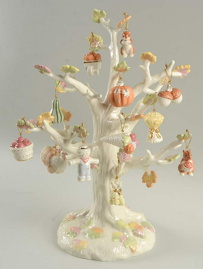 Autumn Delights Tree Original Tree Boxed Set W/ Ornaments - With Box by Lenox-1