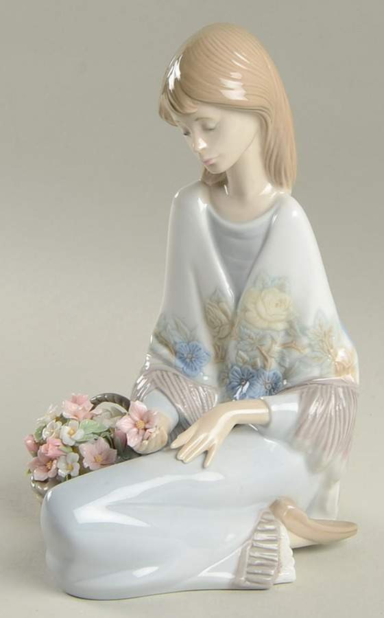 Lladro Collector Society Figurines Flower Song-1988 Lladro Museum - Boxed by Lladro-1