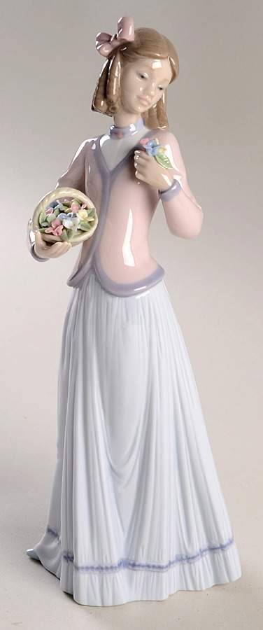 Lladro Collector Society Figurines Innocence In Bloom-1996 - No Box by Lladro-1