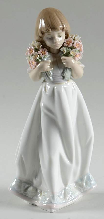 Lladro Collector Society Figurines Spring Bouquets-1987 - Boxed by Lladro-1