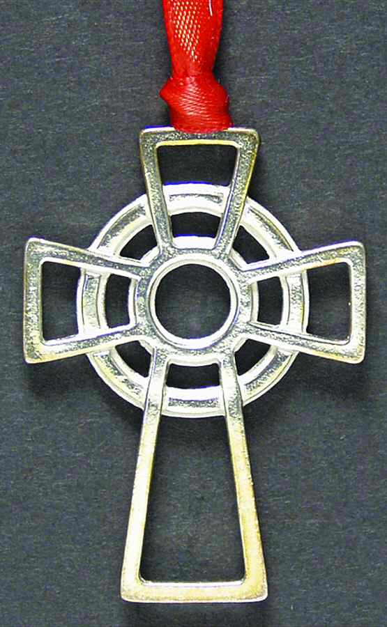 Cross Ornament 2004 Cross - Boxed by Lunt Silver-1