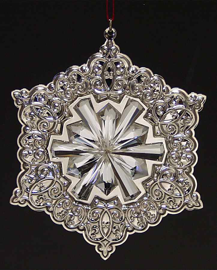 Snowflake-Sterling & Crystal 2004 - No Box by Lenox-1