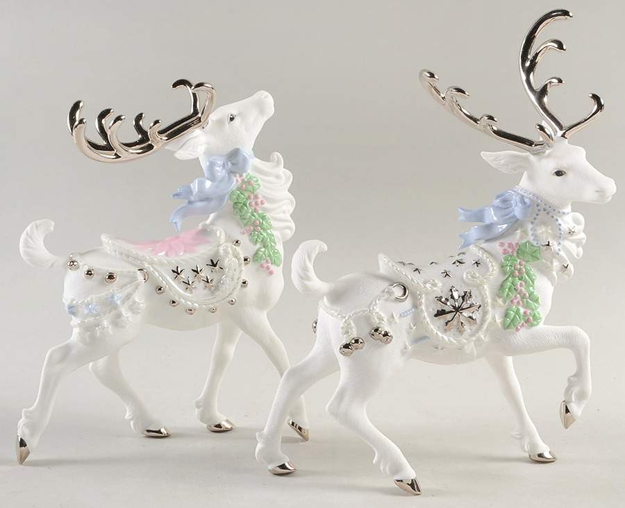 Platinum Classics Holiday Reindeer-Pair - Boxed by Lenox-1