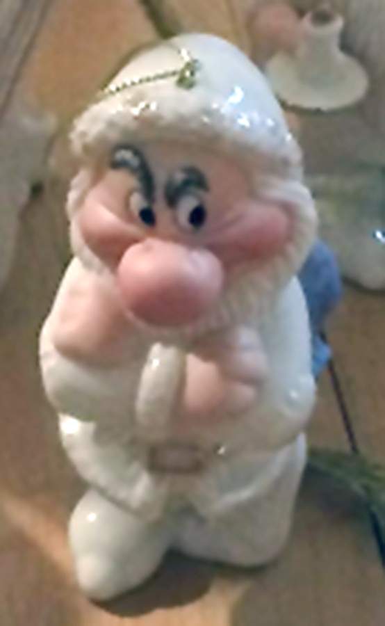 Snow White Jeweled Ornaments Holiday Humbug Grumpy - Boxed by Lenox-1
