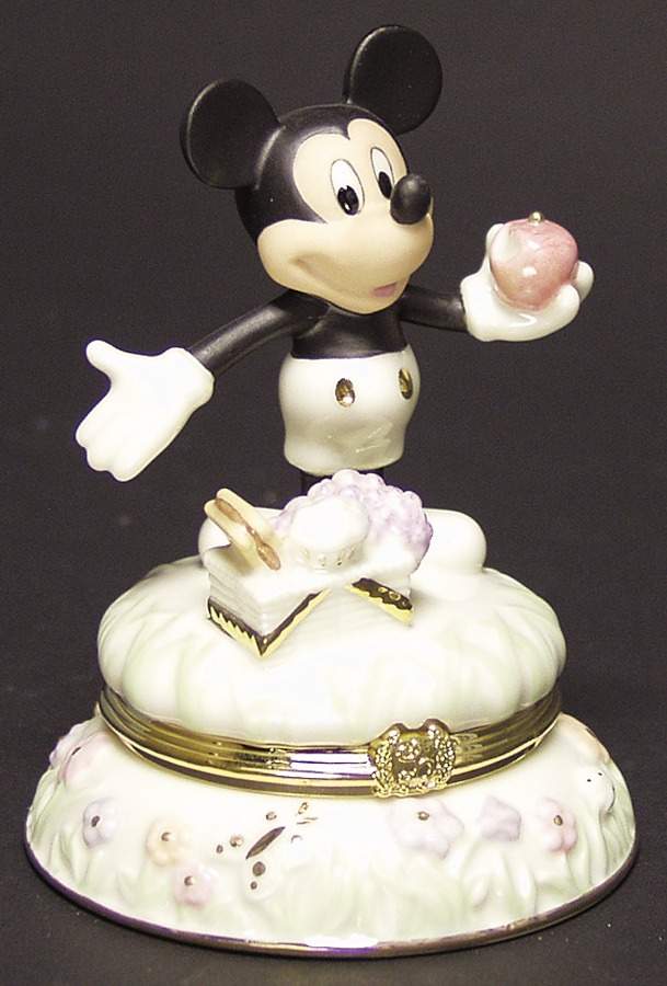Disney Classic Characters Treasure Box A Picnic With Mickey - No Box by Lenox-1