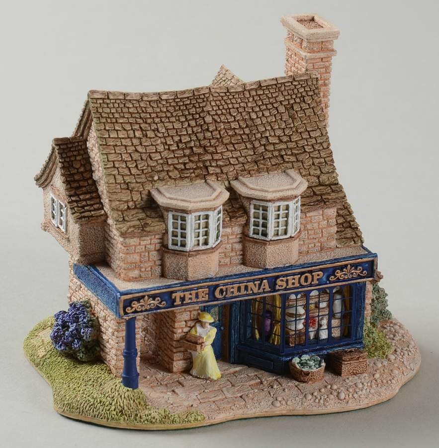 Village Shop The China Shop - Boxed by Lilliput Lane-1