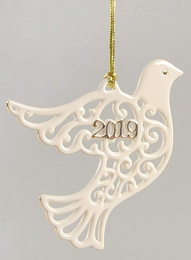 A Year To Remember Ornament 2019-Dove - With Box by Lenox-1