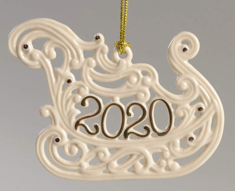 A Year To Remember Ornament 2020-Sleigh - Boxed by Lenox-1