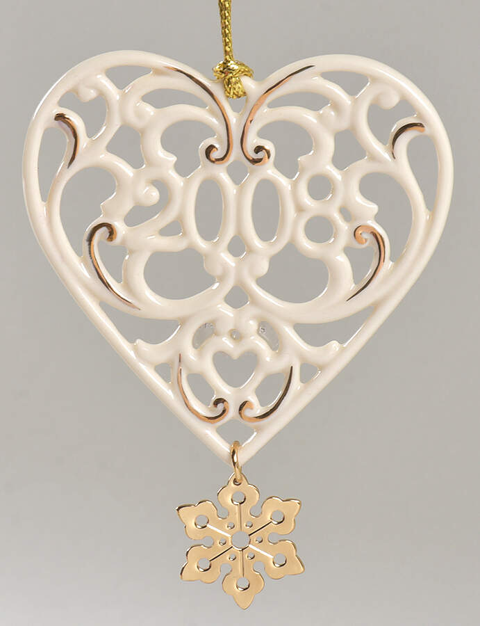 A Year To Remember Ornament 2008-Heart - Boxed by Lenox-1
