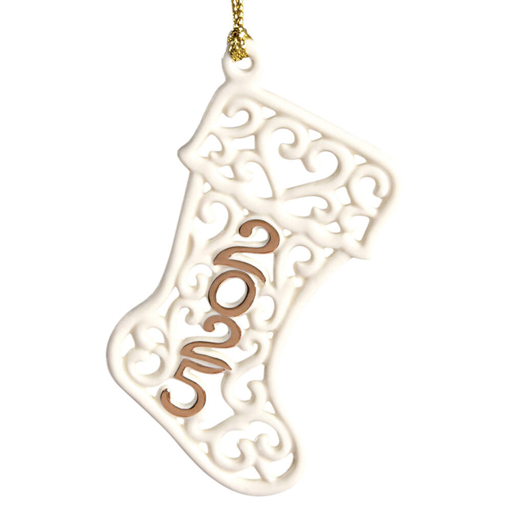 A Year To Remember Ornament 2025-Stocking - Boxed by Lenox-1