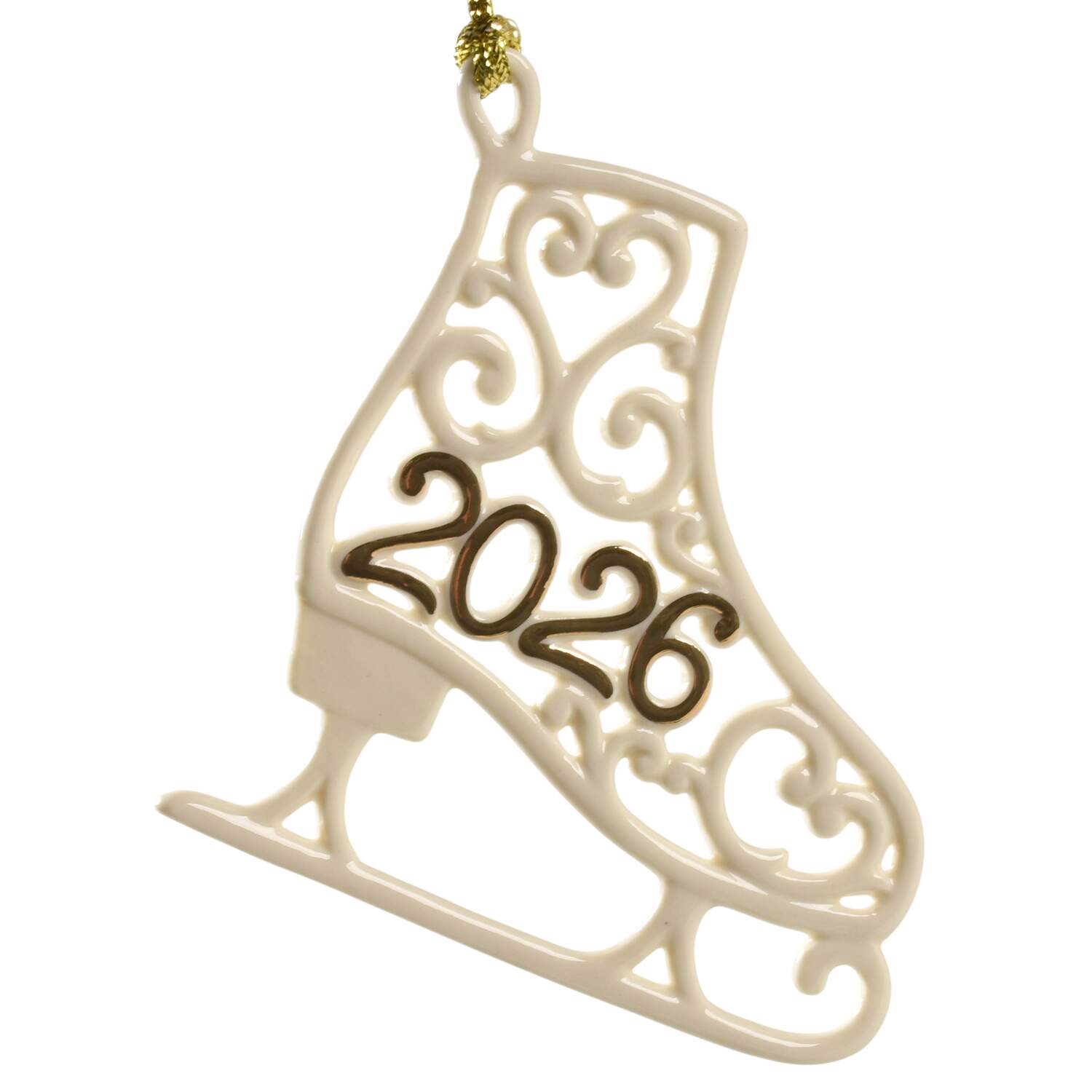 A Year To Remember Ornament 2026-Skate - Boxed by Lenox-1