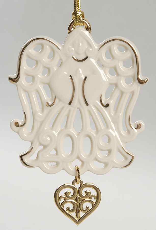 A Year To Remember Ornament 2009-Angel - Boxed by Lenox-1