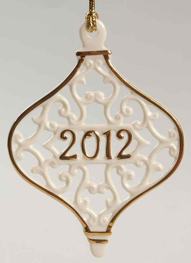 A Year To Remember Ornament 2012-Bauble - No Box by Lenox-1