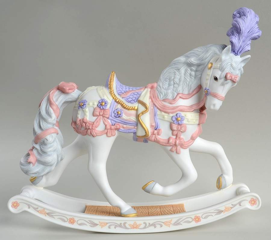 Rocking Horse Collection Victorian Rocking Horse - Boxed by Lenox-1