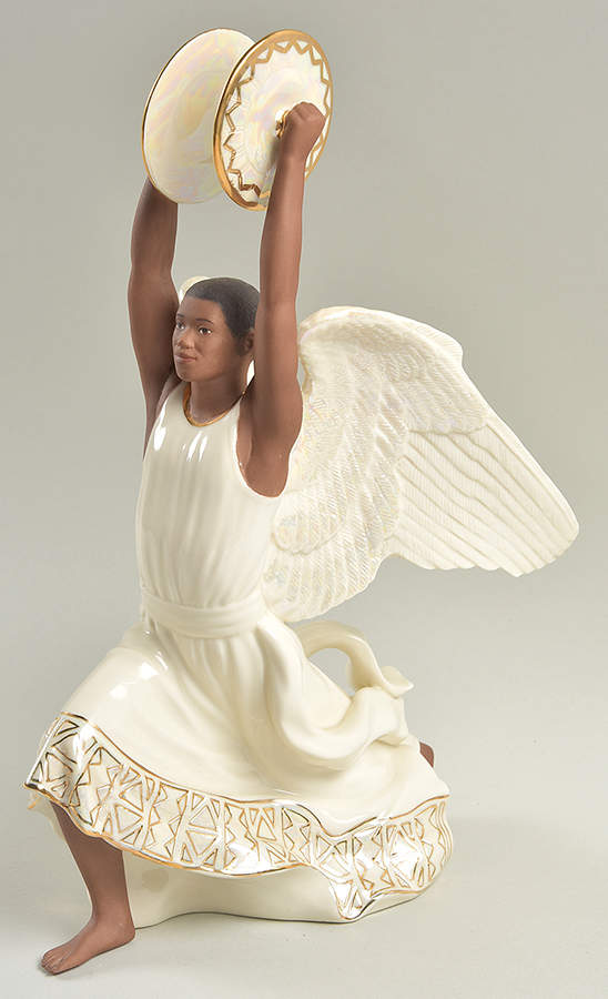 African American Angel Collection Amari, Angel Of Strength - Boxed by Lenox-1
