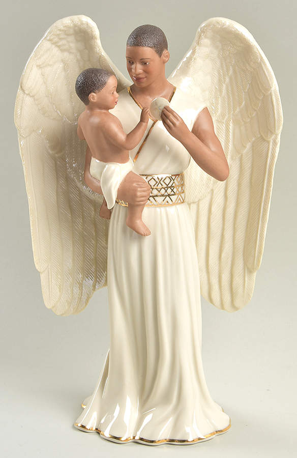 African American Angel Collection Nakia, Angel Of Faith - Boxed by Lenox-1