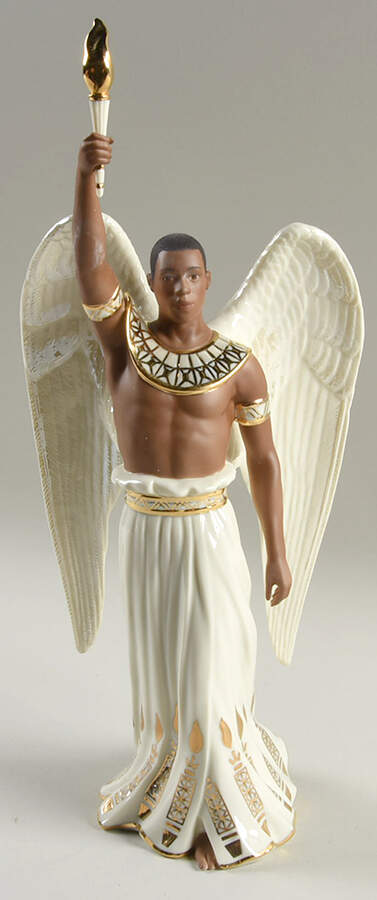 African American Angel Collection Imamu, Spiritual Guide - No Box by Lenox-1