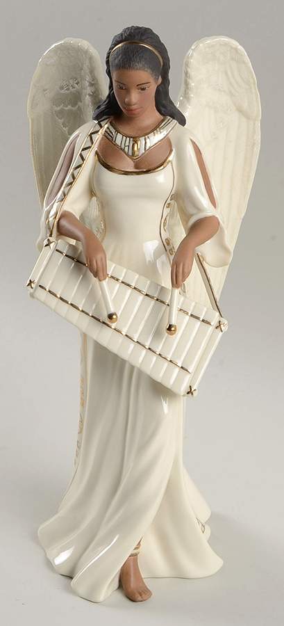 African American Angel Collection Aisha, Angel Full Of Life - No Box by Lenox-1