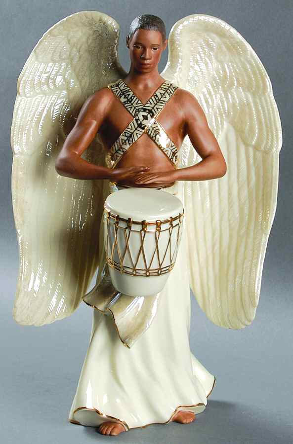 African American Angel Collection Jelani, The Mighty One - Boxed by Lenox-1