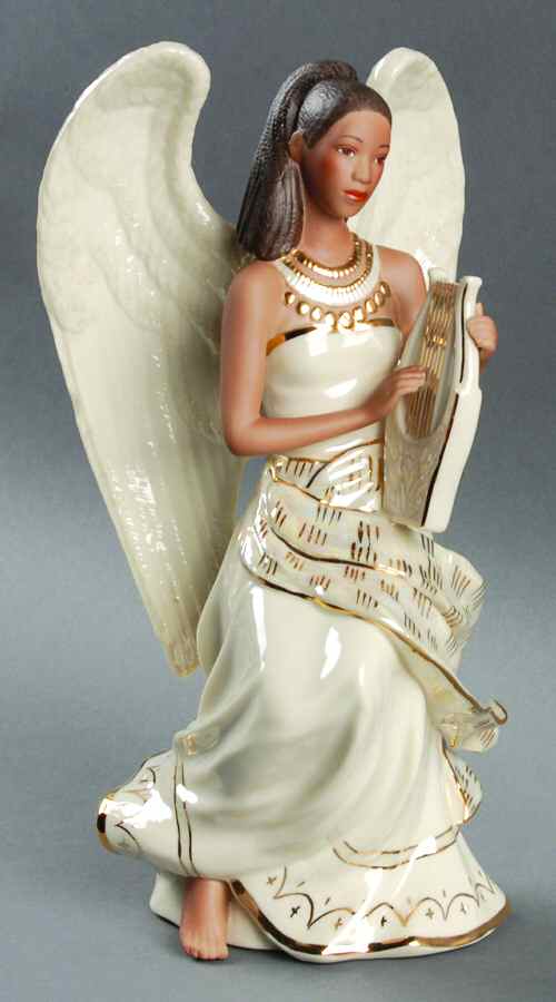 African American Angel Collection Amadi, Angel Of Happiness - Boxed by Lenox-1