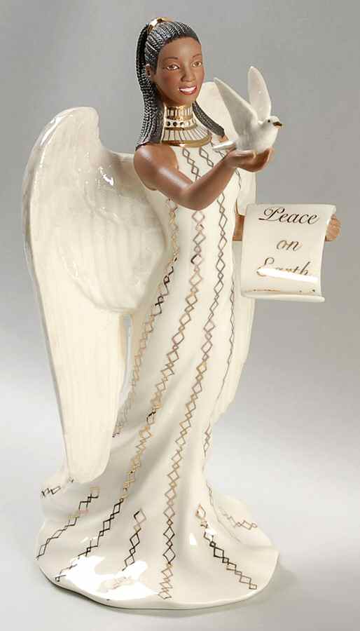 African American Angel Collection Arjana, Angel Of Paradise - No Box by Lenox-1
