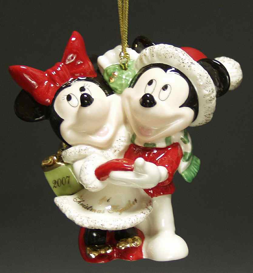 Mickey & Minnie First Christmas 2007 1st Christmas Together - Boxed by Lenox-1