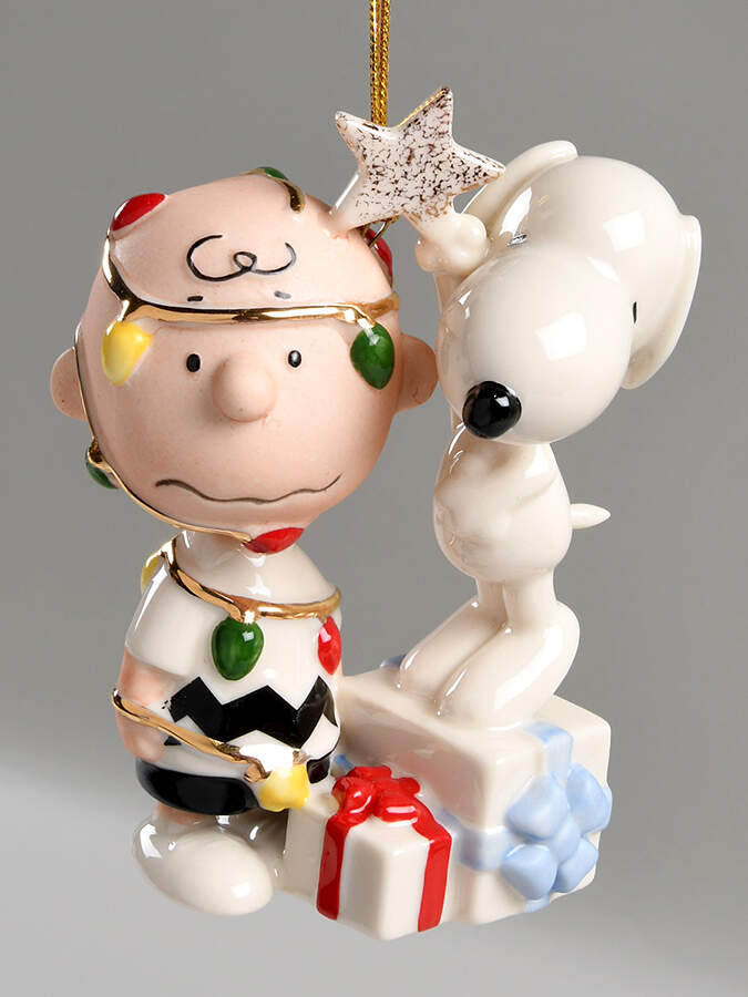 Whimsical Snoopy Ornaments You're A Christmas Tree Charlie Brown-75 - No Box 42 by Lenox-1