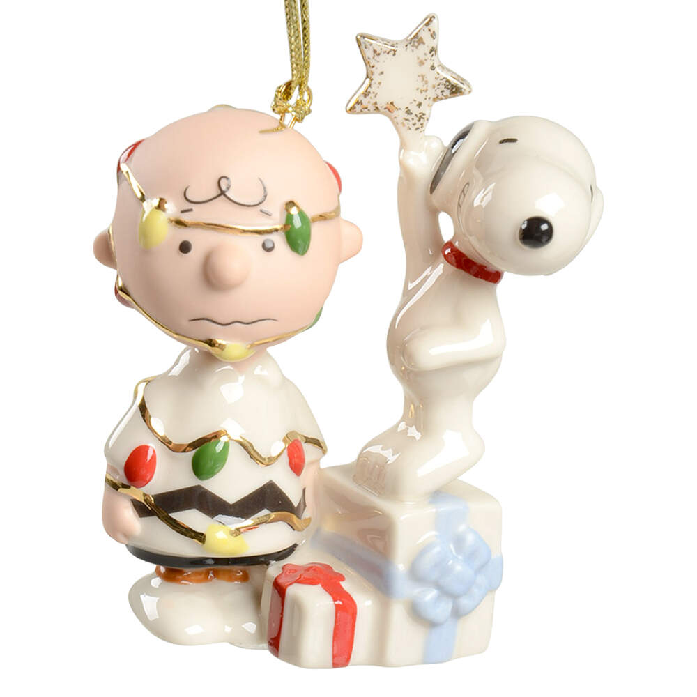 Whimsical Snoopy Ornaments You're A Christmas Tree Charlie Brown - Boxed by Lenox-1