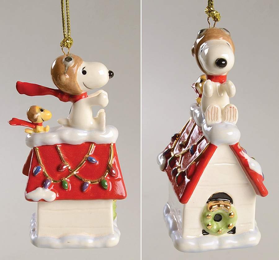 Whimsical Snoopy Ornaments The Flying Ace - Boxed by Lenox-1
