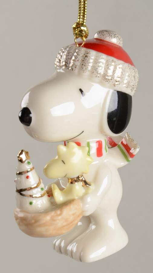 Whimsical Snoopy Ornaments Snoopy's Holiday Nest - No Box by Lenox-1