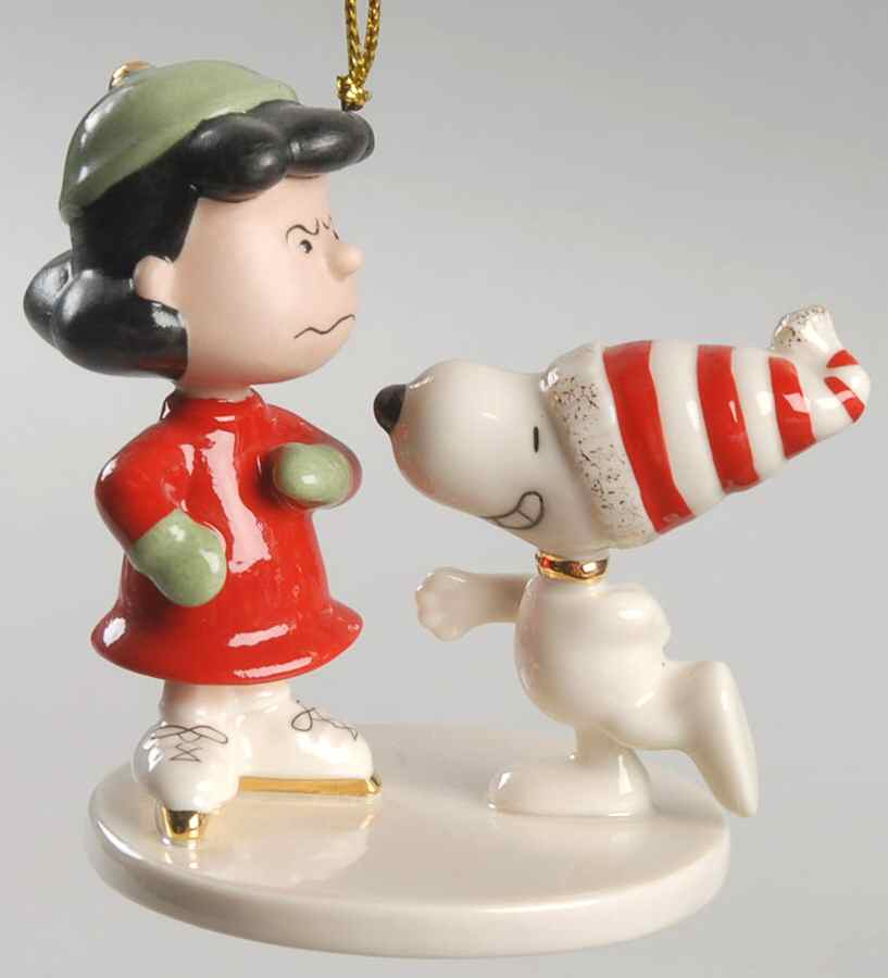 Whimsical Snoopy Ornaments Smile Lucy - It's Christmas! - No Box by Lenox-1