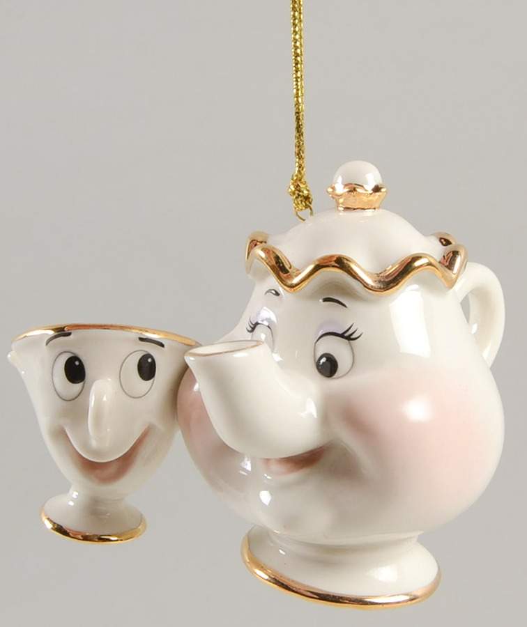 Beauty & the Beast Ornaments Mrs. Potts And Chip - Boxed by Lenox-1