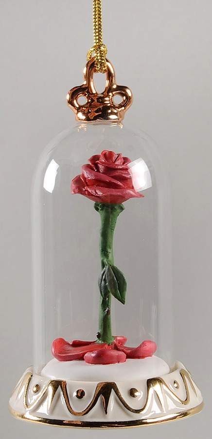 Beauty & the Beast Ornaments Rose - No Box by Lenox-1