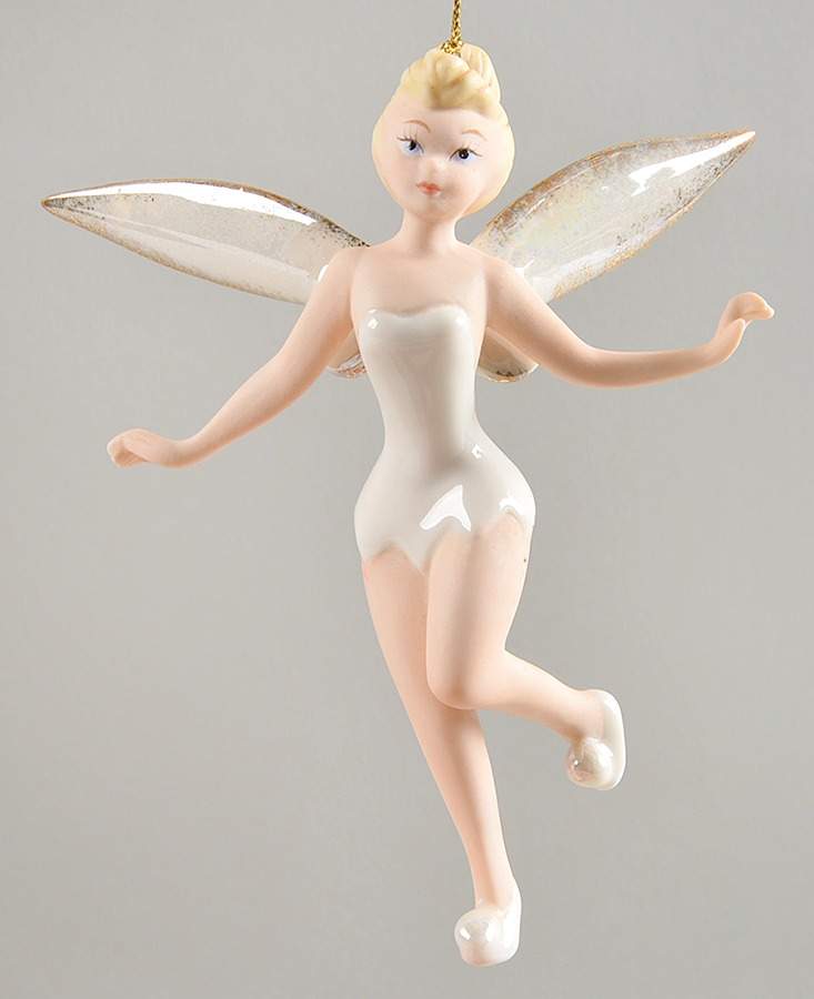 Tinkerbell Ornaments Tip Toe Tinkerbell - No Box by Lenox-1