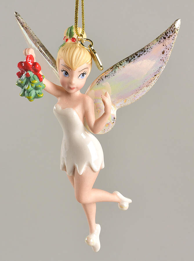 Tinkerbell Ornaments Tinker Bell Mistletoe - Boxed by Lenox-1