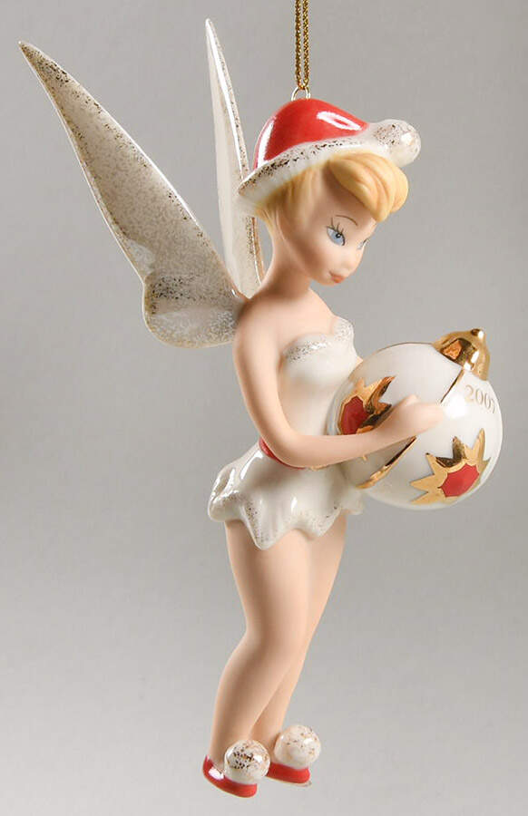Tinkerbell Ornaments Very Merry Tinker Bell - No Box by Lenox-1
