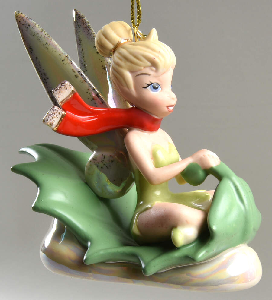 Tinkerbell Ornaments Tinker Bell Sledding - Boxed by Lenox-1