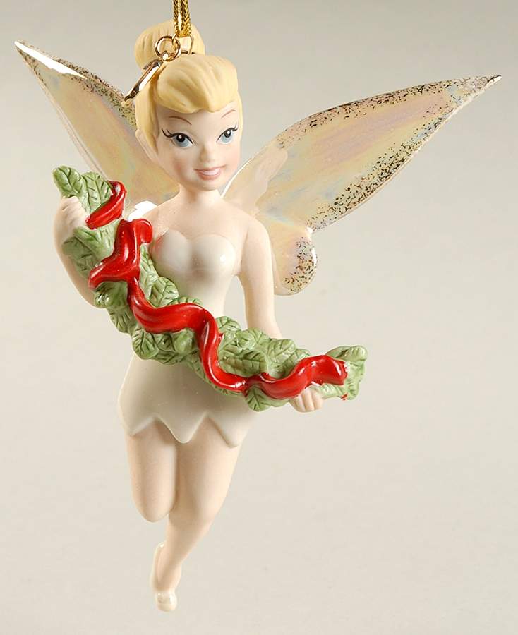 Tinkerbell Ornaments Trimmings With Tink - No Box by Lenox-1