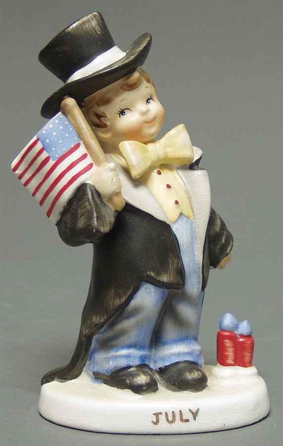 Months of the Year-Boy July - No Box by Lefton-1
