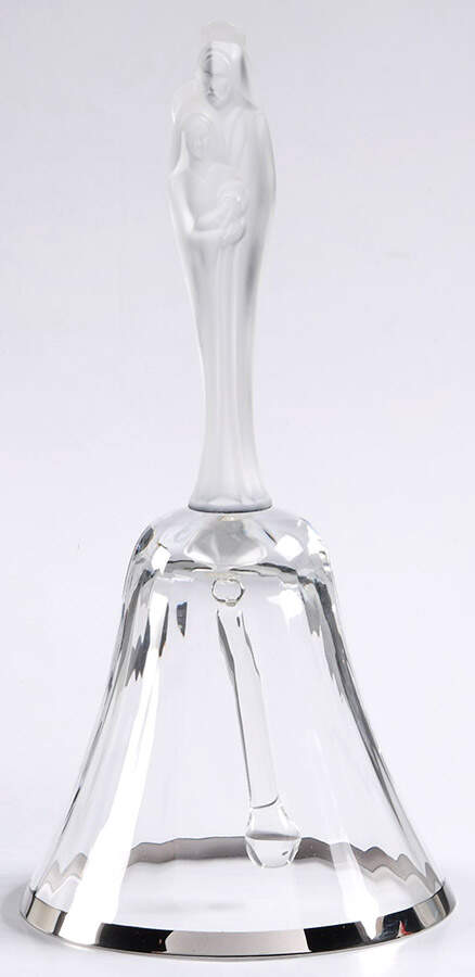 Crystal Christmas Bell The Holy Family - Boxed by Lenox-1