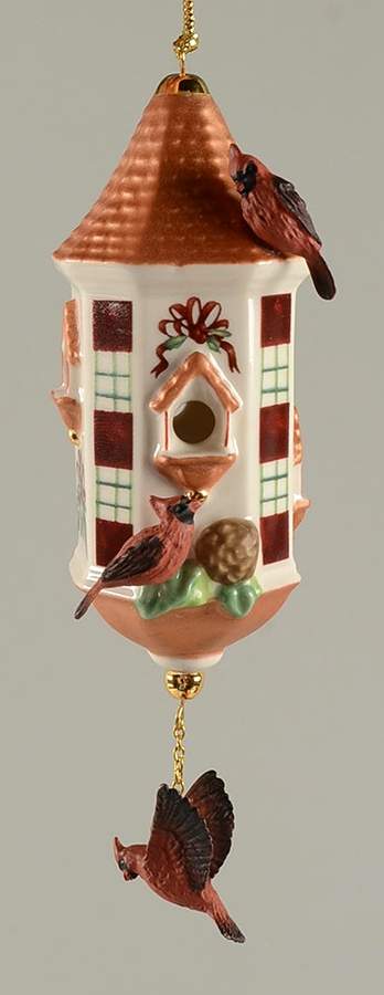 Winter Greetings Annual Ornament 2003-Birdhouse - No Box by Lenox-1