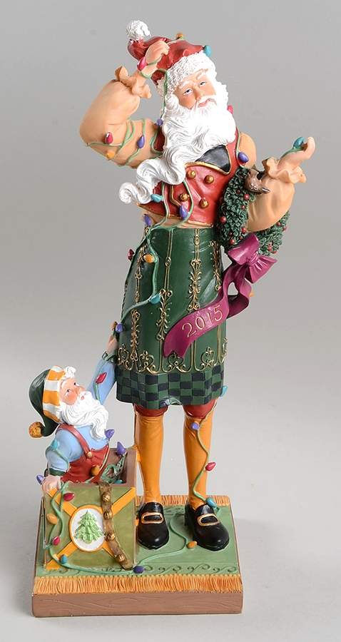 Annual Pencil Santas Santa's Merry Mix Up - No Box by Lenox-1