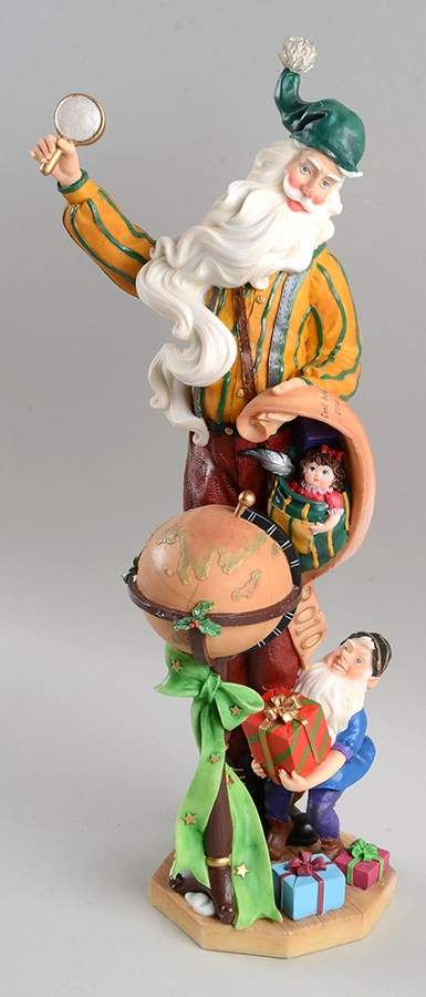 Annual Pencil Santas Mapping His Route - No Box by Lenox-1
